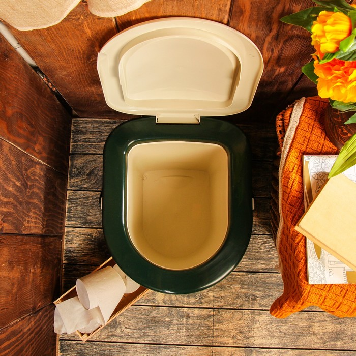 Ведро-туалет, 17 л, цвет МИКС, «Декор»