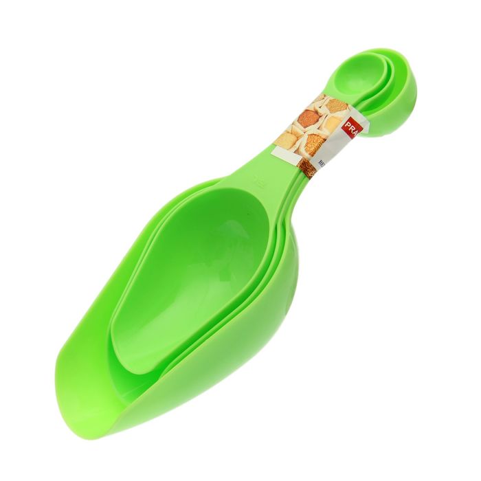 Набор совочков для сыпучих Practic, цвет салатовый