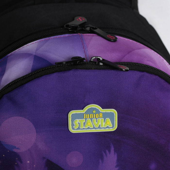 Рюкзак "Цветок", отдел на молнии, наружный карман, цвет сиреневый