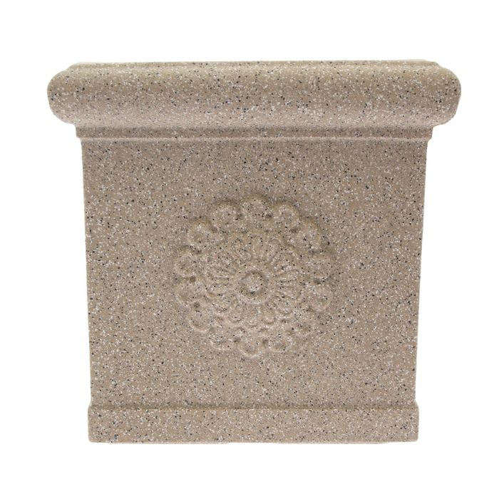 Ваза декоративная №11 "Римская 2" Цвет бежевый мрамор