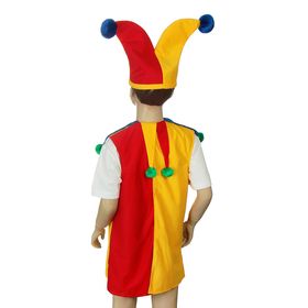 Карнавальный костюм «Арлекин», шапка, безрукавка, 5-7 лет, рост 122-134 см от Сима-ленд