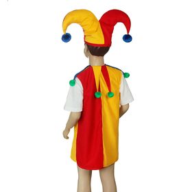 Карнавальный костюм «Арлекин», шапка, безрукавка, 3-5 лет, рост 104-116 см от Сима-ленд