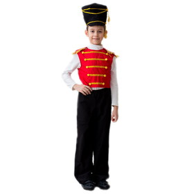 Детский карнавальный костюм 'Гусар', люкс, 5-7 лет, рост 122-134 см Ош