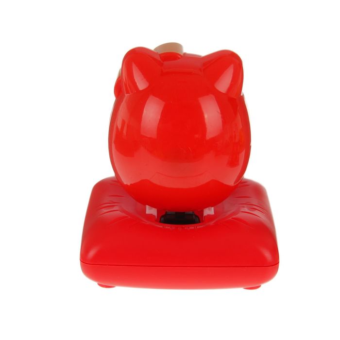 Маятник пластик от солнечной батареи "Кот манэки-нэко неваляшка" МИКС 9х7,5х7,5 см