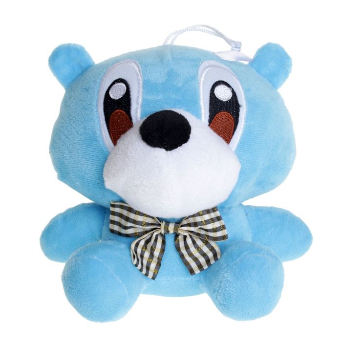 Мягкая игрушка "Медведь с бантом", 17 см, МИКС