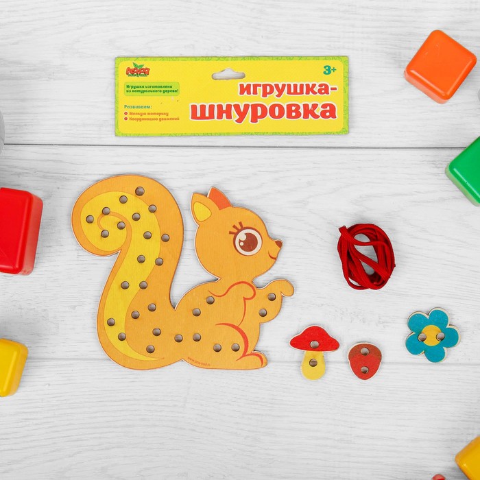 Шнуровка фигурная "Белочка"
