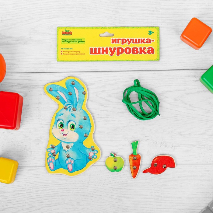 Шнуровка фигурная "Зайчик"