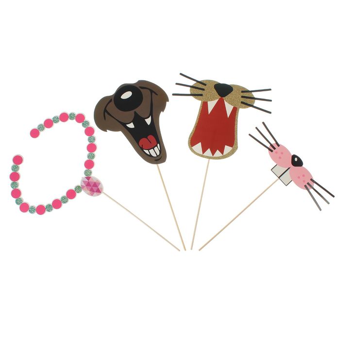 Аксессуары для фотосессии "Животный мир" (набор 4 шт)