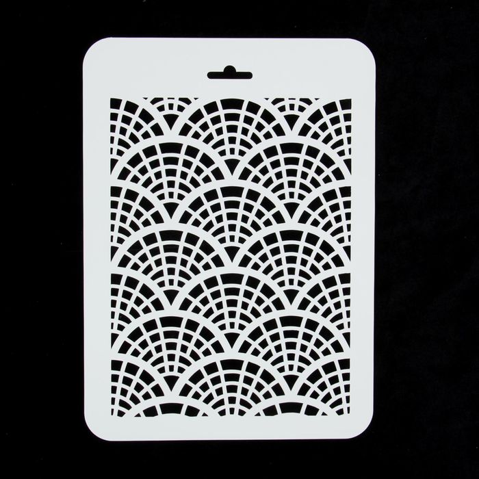 Трафарет фоновый "Брусчатка" пластик, 16х22 см (ФН-04)