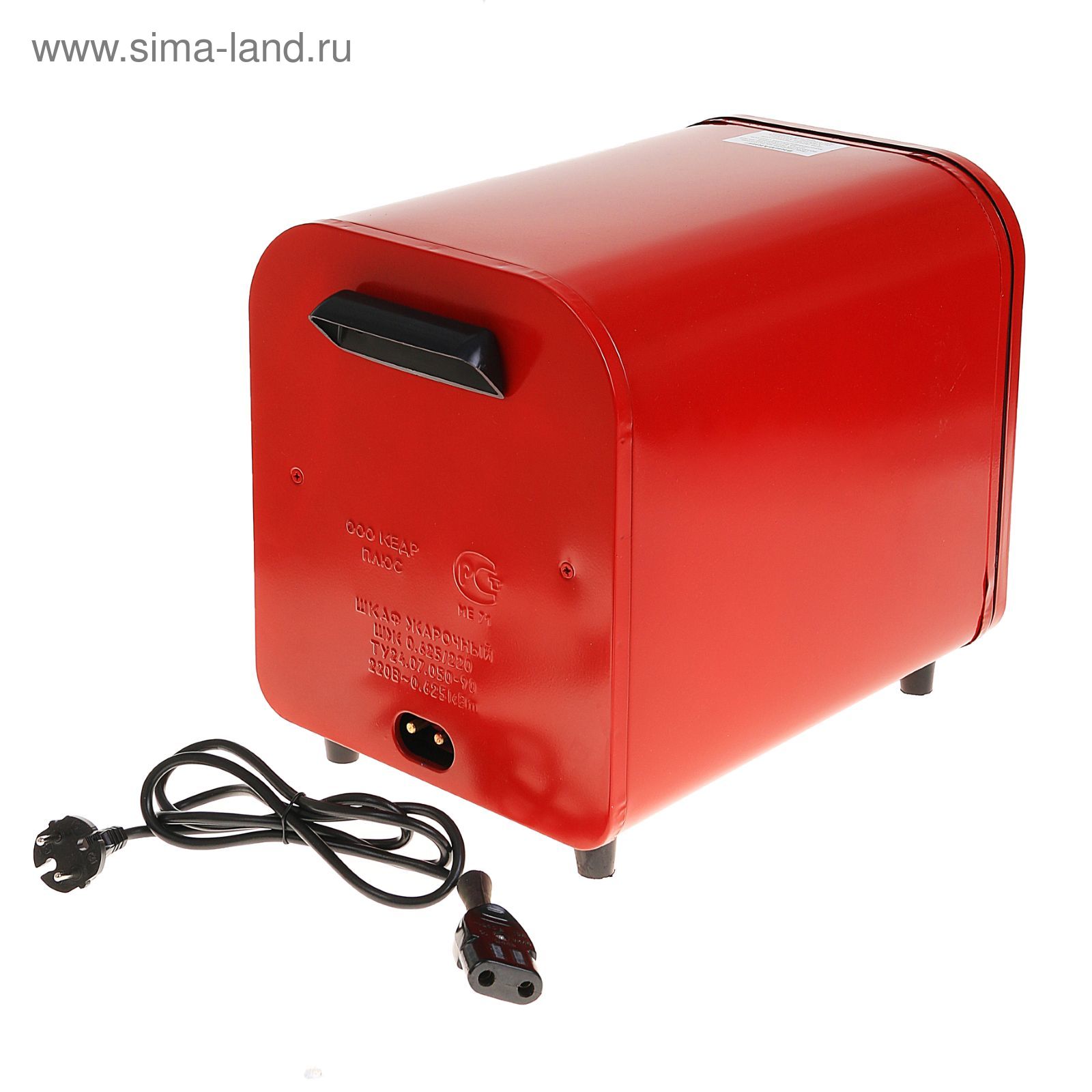 Мини-печь кедр ШЖ-0,625/220, красный
