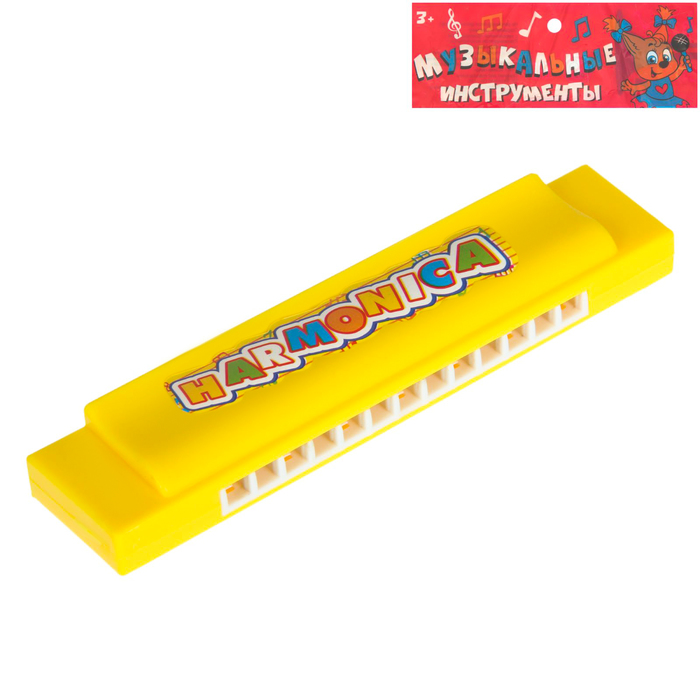 Губная гармошка "Веселая песня", МИКС