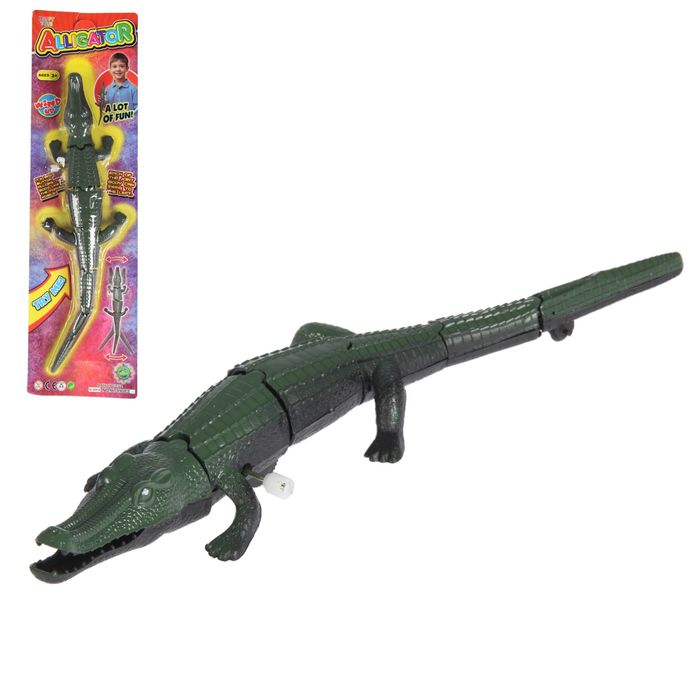 Игрушка заводная "Крокодил"