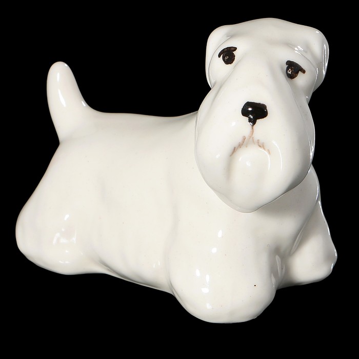 Статуэтка фарфоровая "Силихем терьер стоит", 5 см