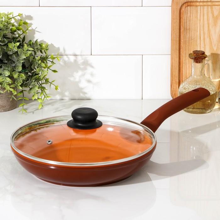 Сковорода 24 см Ceramic Induction, с крышкой