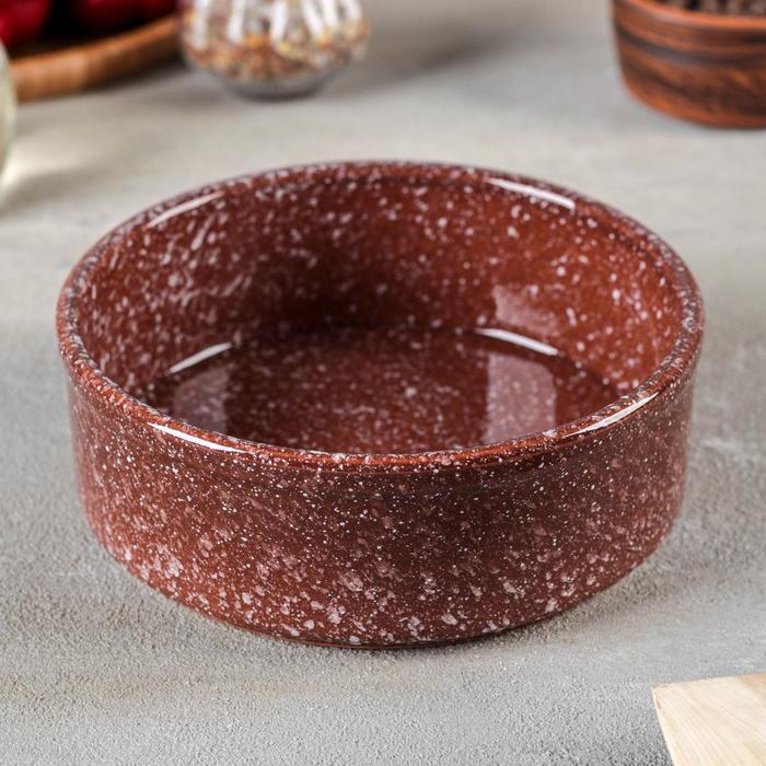 Форма для запекания 500 мл "Мрамор коричневый"