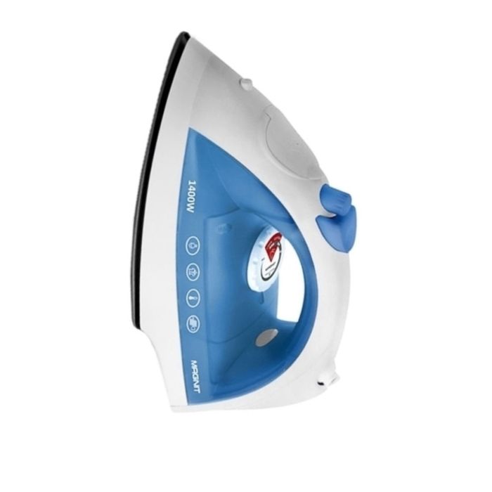 Утюг Magnit RMI-1600, 1400 Вт, нержавеющая сталь, белый/синий