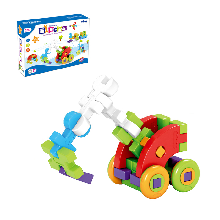 Конструктор «Забавный пазл», 36 деталей