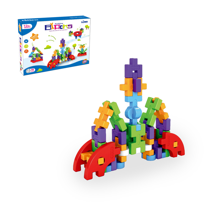 Конструктор «Забавный пазл», 48 деталей