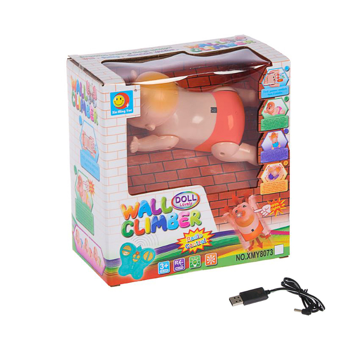 Антигравитационная машинка "Пупс", радиоуправление, аккумулятор, ездит по стенам, свет и звук