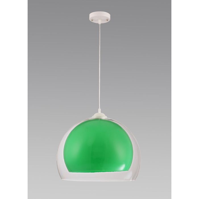 Люстра подвесная "Интерьер" Е27 40Вт зеленый 30х30х122 см.