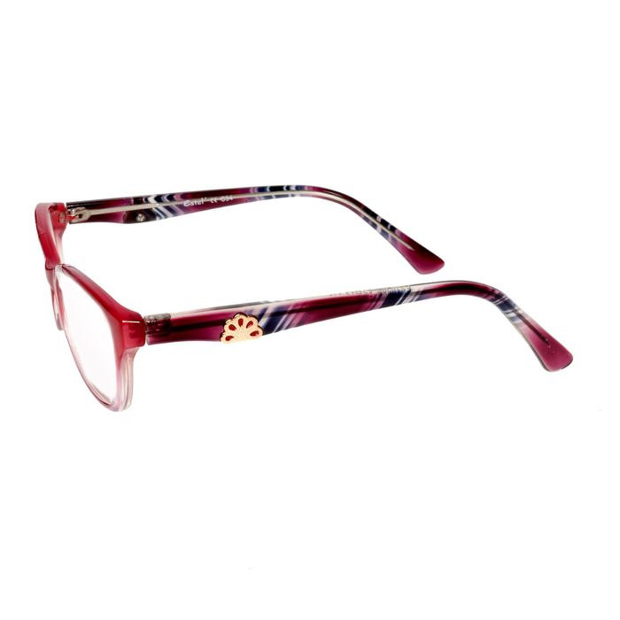 Очки "Бабочки" скруглённые, пластик, цвет МИКС, +4