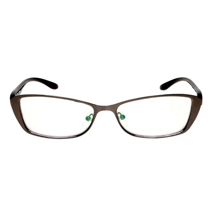 Очки "Бабочки" в металле, линза пластик антиблик, цвет МИКС, -3