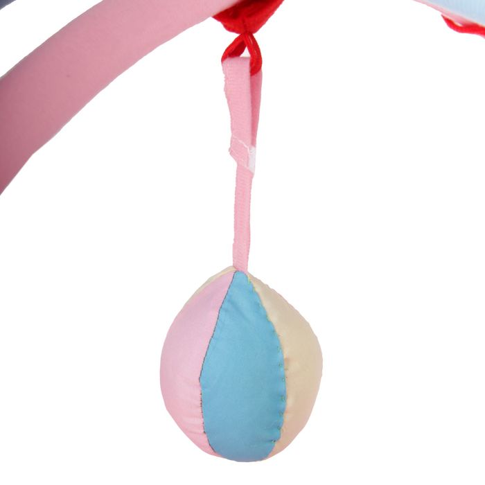 Коврик развивающий с дугами «Слоник», 5 игрушек