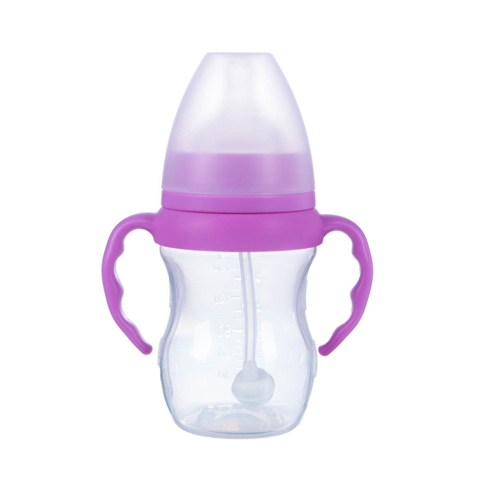 Бутылочка для кормления антиколиковая, 180 мл, от 0 мес., цвет розовый