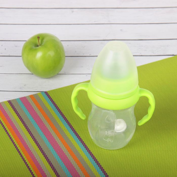 Бутылочка для кормления антиколиковая, 180 мл, от 0 мес., цвета МИКС