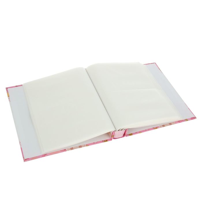 Фотоальбом на 100 фото 10х15 см "Пионы с золотой обводкой" МИКС в коробке 22,5х20х4 см