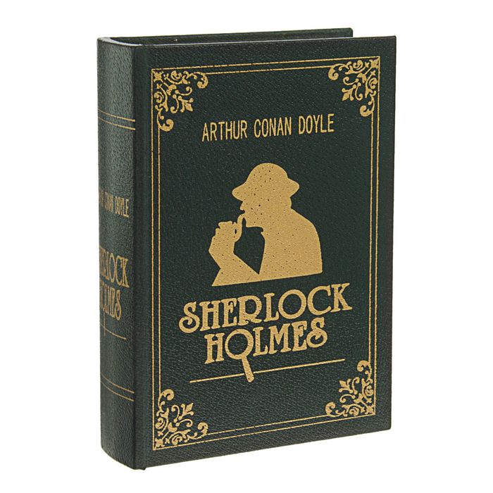 Шкатулка-книга дерево "Артур Конан Дойль. Шерлок Холмс" МИКС 21х15х5 см