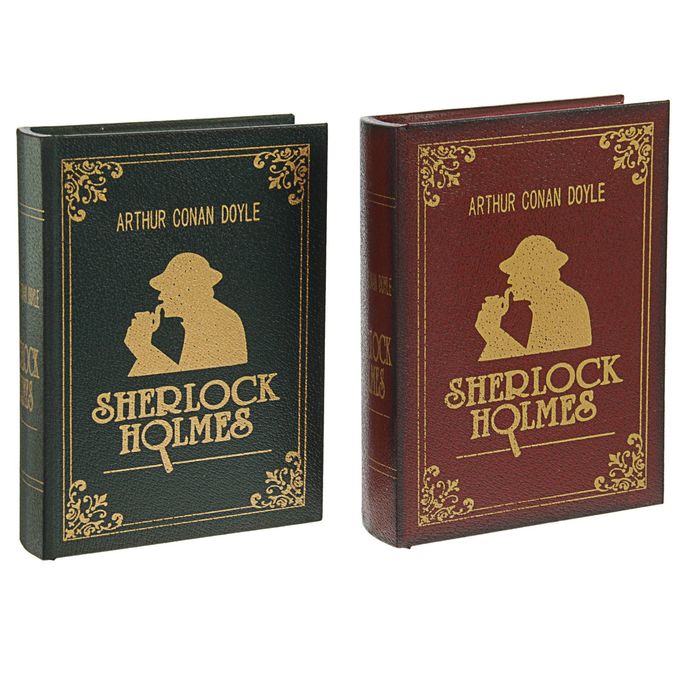 Шкатулка-книга дерево "Артур Конан Дойль. Шерлок Холмс" МИКС 21х15х5 см