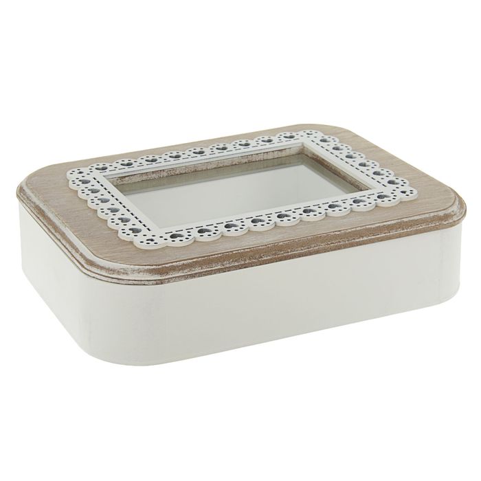 Шкатулка дерево "Мишель" 18х23,5х6,5 см