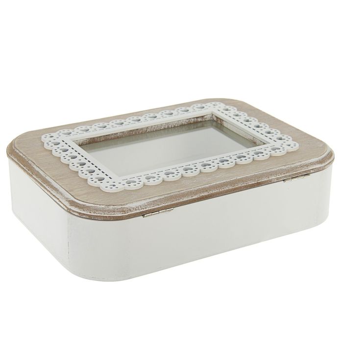 Шкатулка дерево "Мишель" 18х23,5х6,5 см