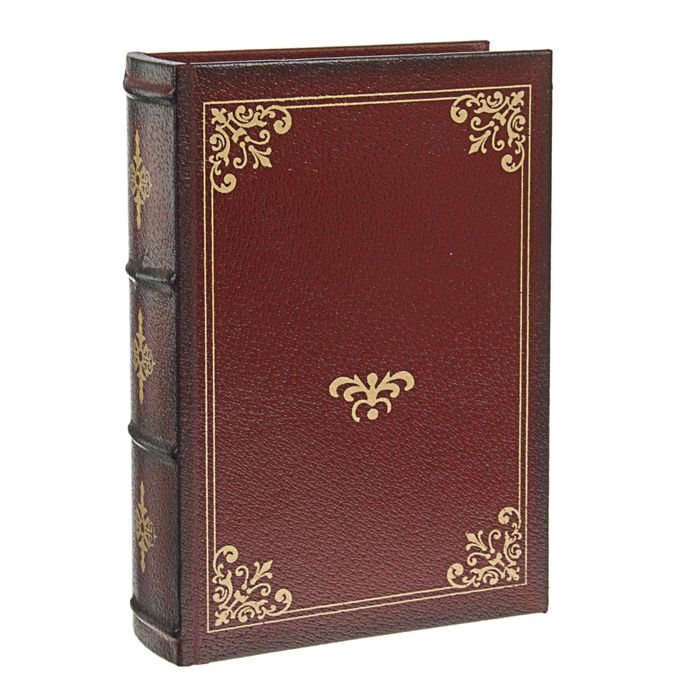 Шкатулка-книга дерево "Коллекционное издание" МИКС 21х15х5 см