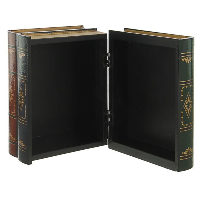 Шкатулка книга "Собрание сочинений. III тома" 19,5х13,5х11 см