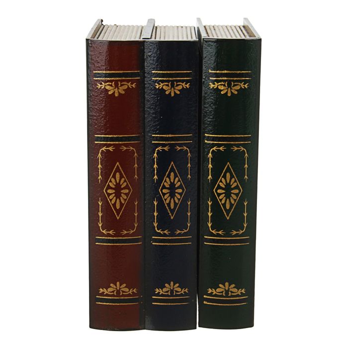 Шкатулка книга "Собрание сочинений. III тома" 19,5х13,5х11 см
