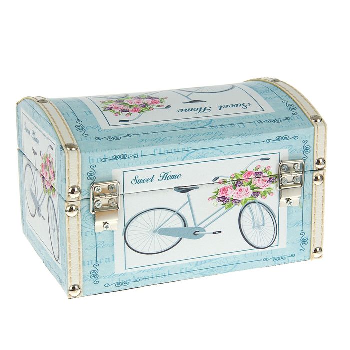 Шкатулка дерево "Романтическая прогулка" 20х14,5х13 см