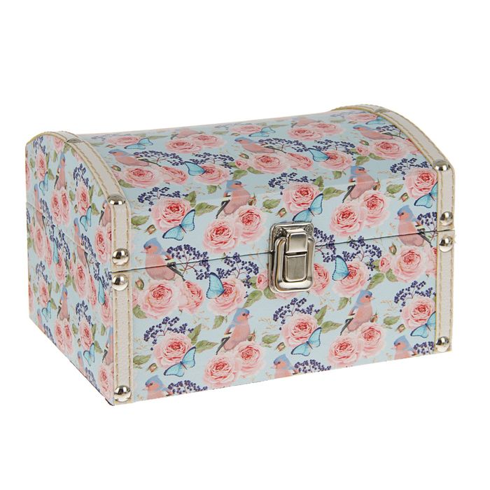 Шкатулка дерево "Певчие птички" 20х14,5х13 см