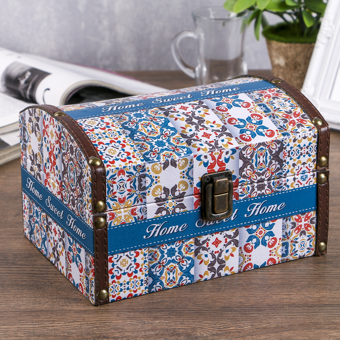 Шкатулка дерево "Стиль" 20х14,5х13 см