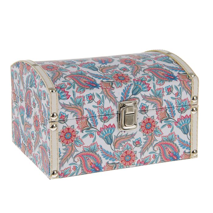 Шкатулка дерево "Цветение" 20х14,5х13 см