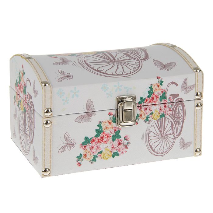 Шкатулка дерево "Романтическая история" 20х14,5х13 см