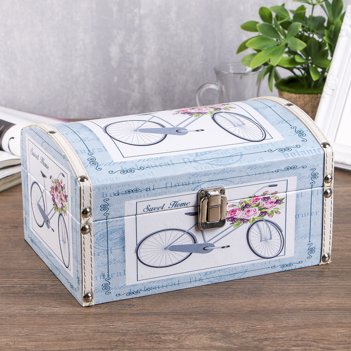 Шкатулка дерево "Романтическая прогулка" 25,5х18,5х14 см