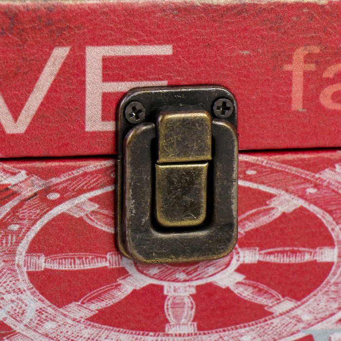 Шкатулка дерево "Штурвал" 25,5х18,5х14 см