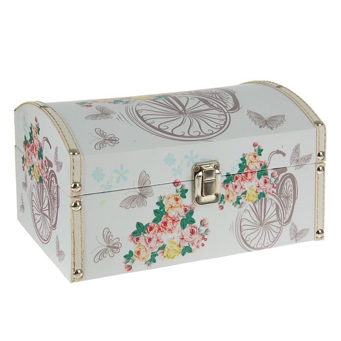 Шкатулка дерево "Романтическая история" 25,5х18,5х14 см