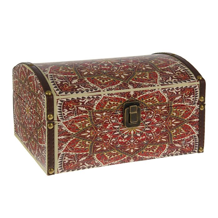 Шкатулка дерево "Азия" 25,5х18,5х14 см