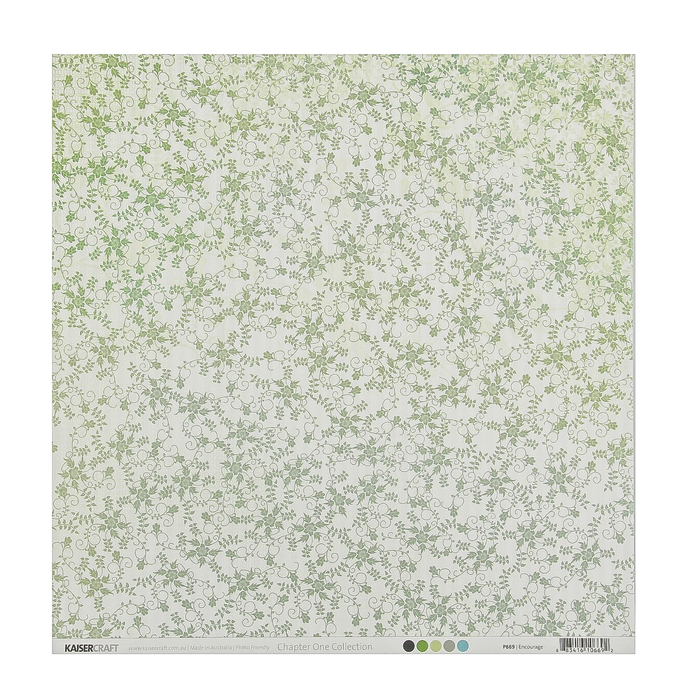 Скрапбумага "Воодушевление. Серия "Первая глава" 30,5х30,5 см