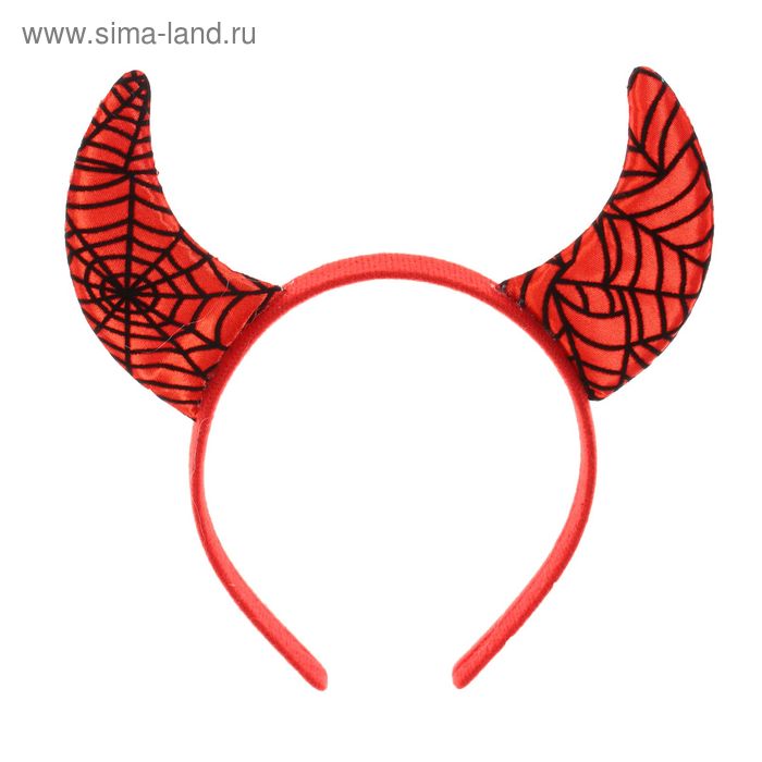 

Карнавальный ободок «Чёрт», паутинка