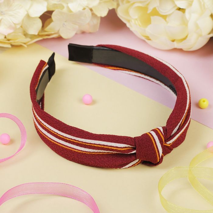 Ободок для волос "Плезир" скрутка батик