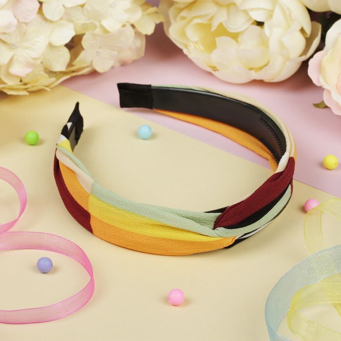 Ободок для волос "Плезир" переплет батик